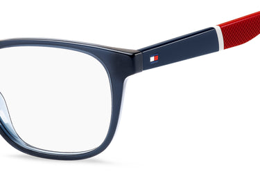Premium Men Tommy Hilfiger Eyeglasses: TH 1907 - Blue Red - SpecSMART Eye Clinic (Zoom View)